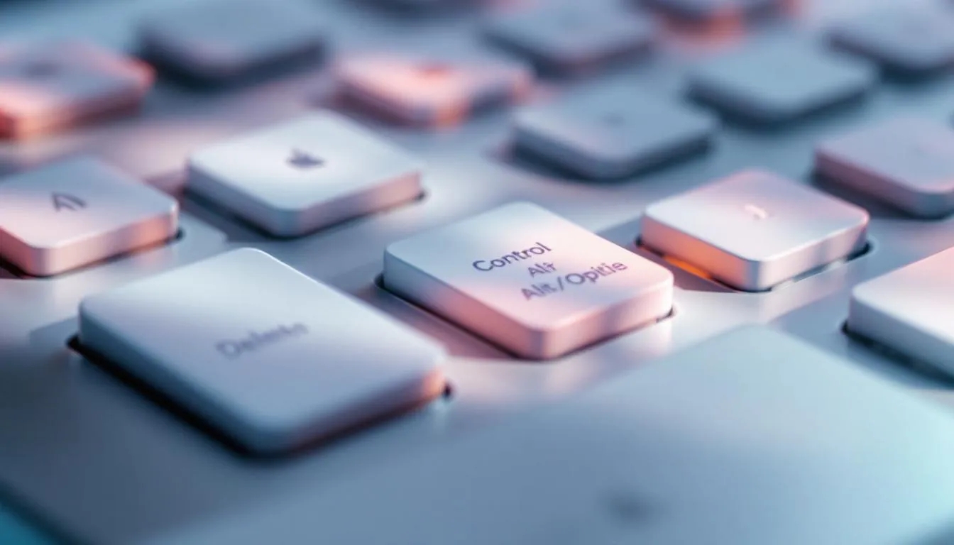 Control alt suppr sur Mac