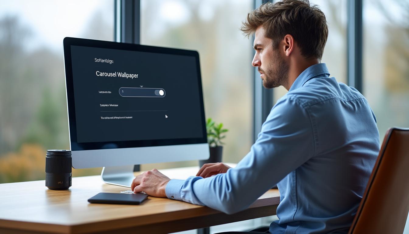 découvrez comment désactiver le fond d'écran carrousel afin d’optimiser les performances et l’utilisation de votre ordinateur. suivez nos conseils simples pour une expérience plus fluide.