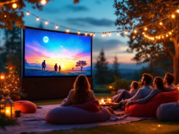 découvrez les avantages d'un écran de projection portable pour profiter pleinement de vos soirées cinéma, où que vous soyez, avec une installation facile et une qualité d'image optimale.