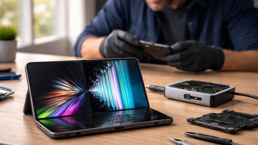 découvrez comment diagnostiquer et résoudre les problèmes d'écran sur le samsung z fold 4 grâce à notre guide complet et facile à suivre.