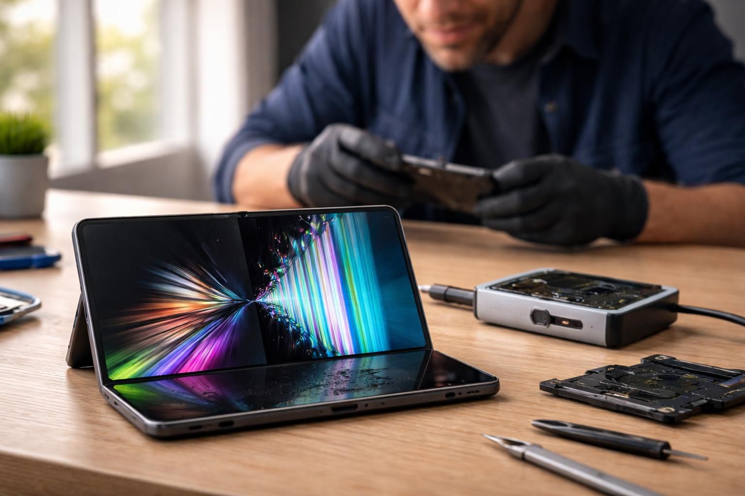 découvrez comment diagnostiquer et résoudre les problèmes d'écran sur le samsung z fold 4 grâce à notre guide complet et facile à suivre.