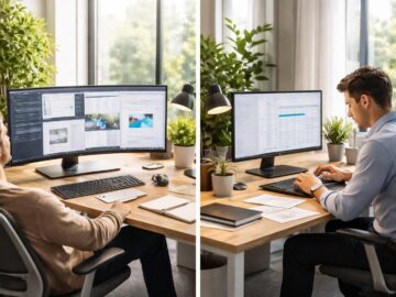 découvrez comment choisir entre un écran incurvé ou plat peut influencer votre productivité et améliorer votre confort visuel au quotidien.