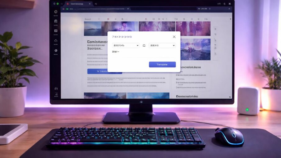 découvrez comment traduire facilement une page web sur opera gx grâce aux outils intégrés, sans effort ni installation supplémentaire.
