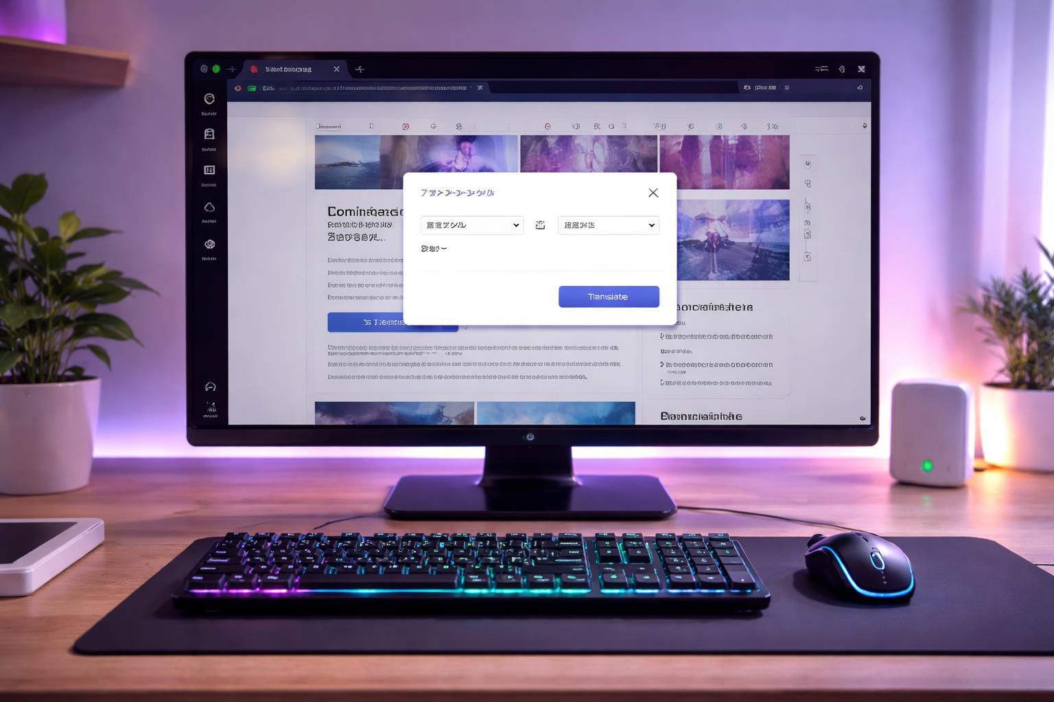 découvrez comment traduire facilement une page web sur opera gx grâce aux outils intégrés, sans effort ni installation supplémentaire.