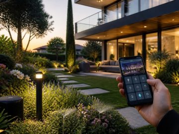 optimisez votre espace extérieur avec une connexion smart life performante pour un jardin intelligent, sûr et connecté.